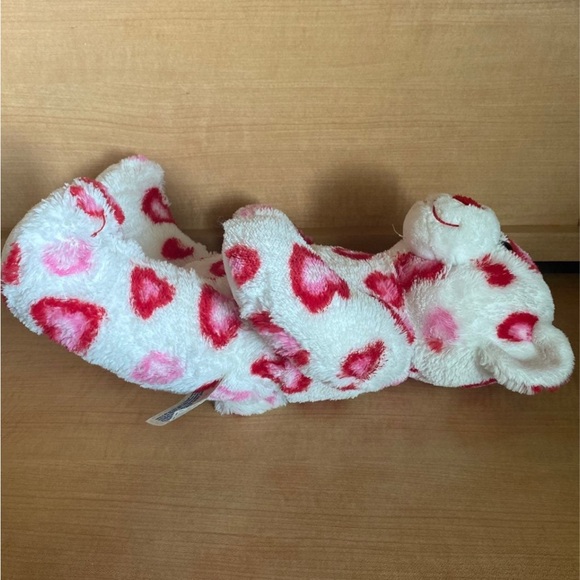 Build a Bear Workshop Plush Valentines Heart White Bear - Picture 2 of 10